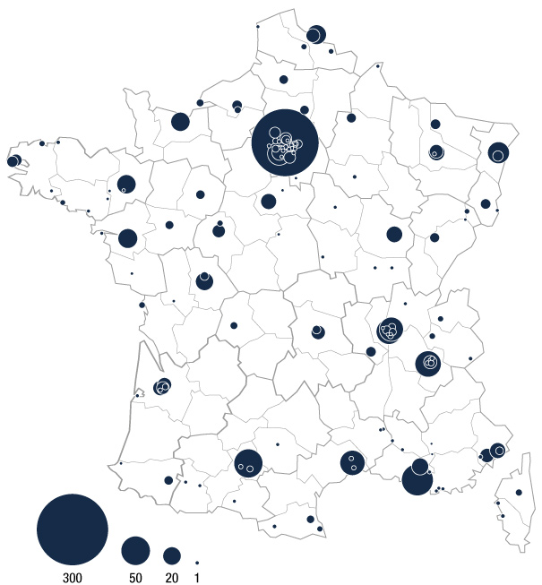 cartographie des laboratoires