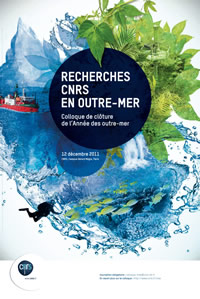 Affiche Colloque CNRS de clôture de l’Année des outre-mer